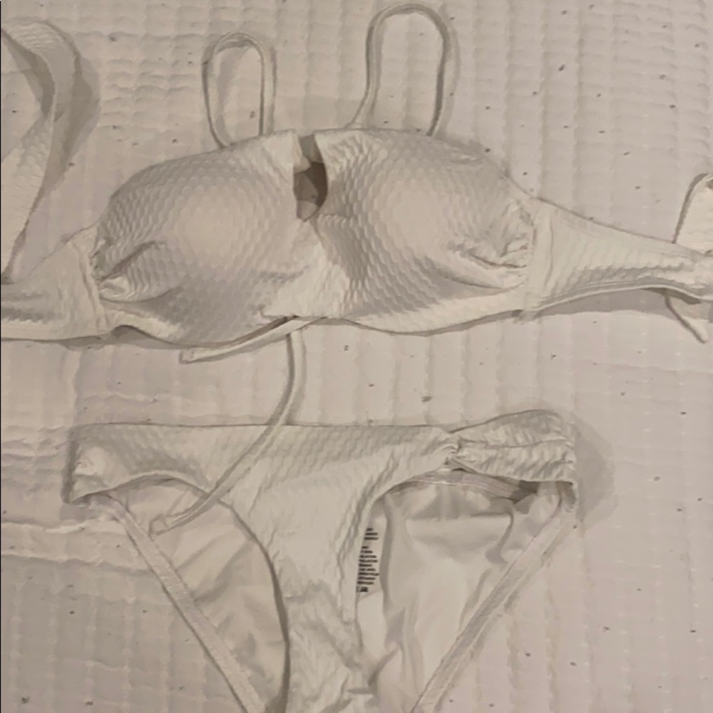 Never worn white bathing suit